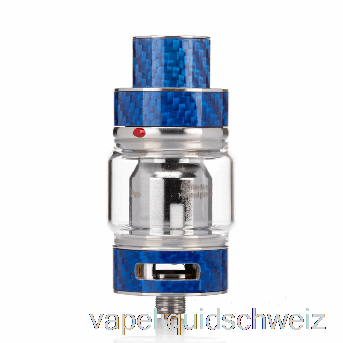 Freemax Mesh Pro Sub-Ohm-Tank Kohlefaser Blau Vape Schweiz